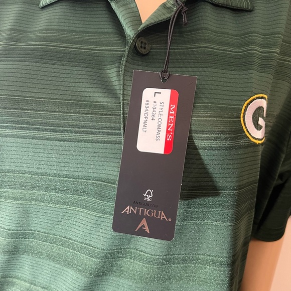 Antigua NFL Green Bay Packers Polo NWT - Picture 4 of 10